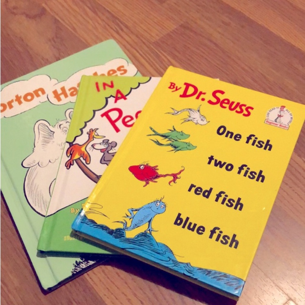 📚 3 Dr. Seuss Books